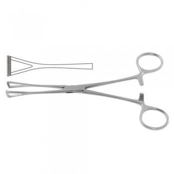 Duval Intestinal and Tissue Grasping Forceps Narrow Jaw Stainless Steel, 20.5 cm - 8"